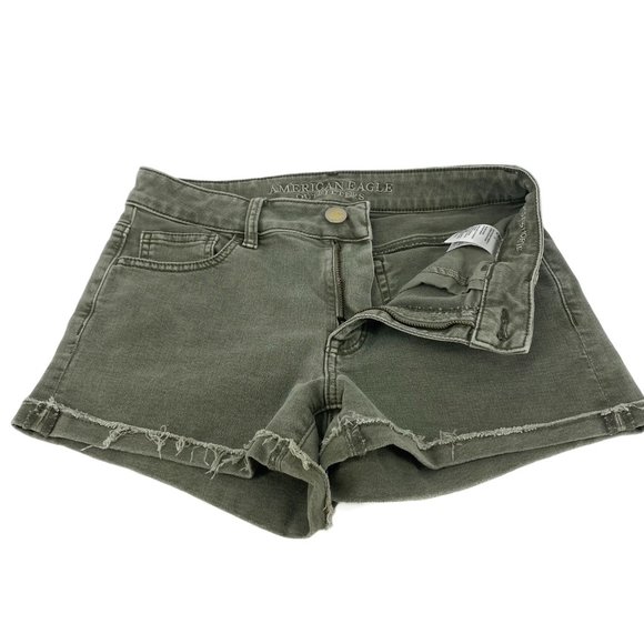 AEO/AMERICAN EAGLE Denim x Hi-Rise Shortie - Picture 6 of 14